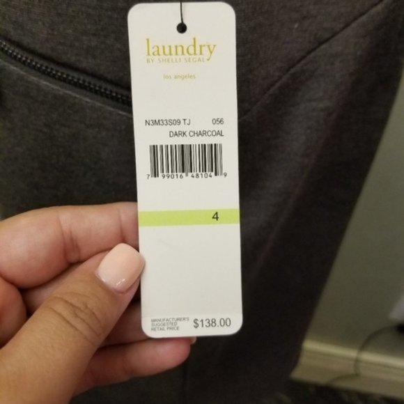 NWT Laundry Shelli Segal zipper pocket skirt size 4 (M12) - Picture 3 of 7